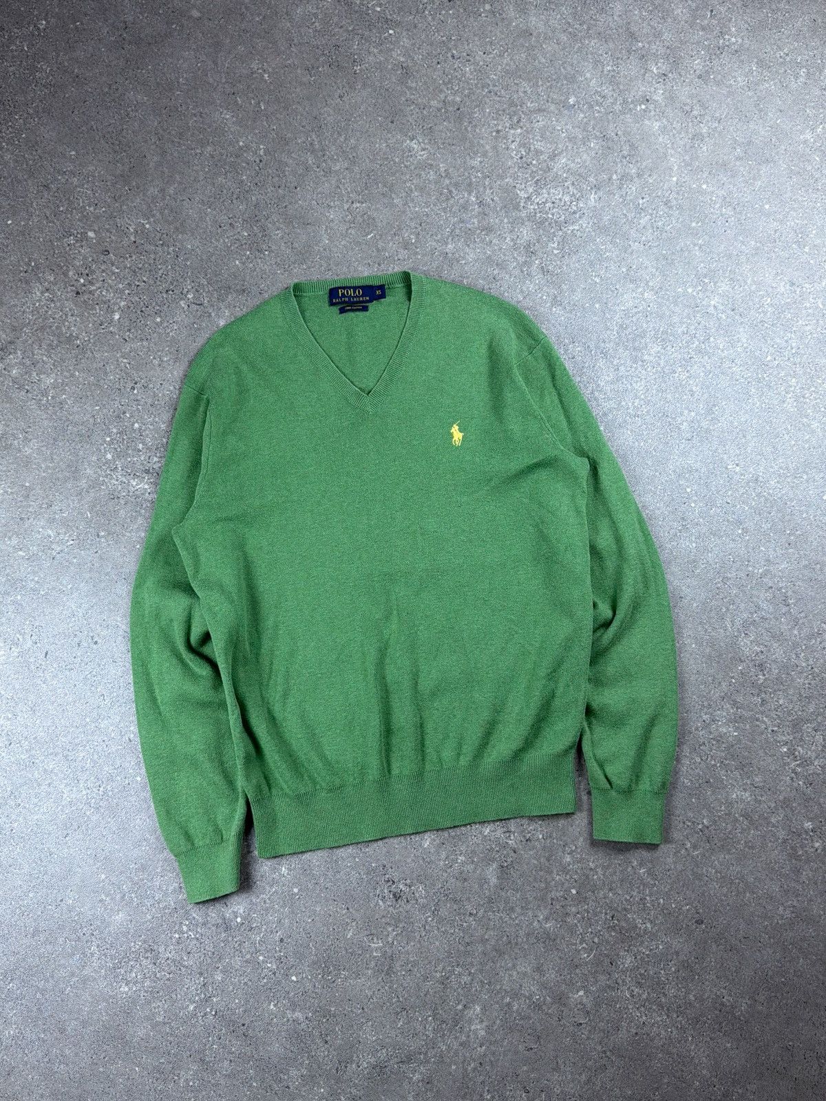 Polo Ralph Lauren Vintage Polo Ralph Lauren V-Neck Sweater Pony Logo Size US XS / EU 42 / 0 - 1 Thumbnail