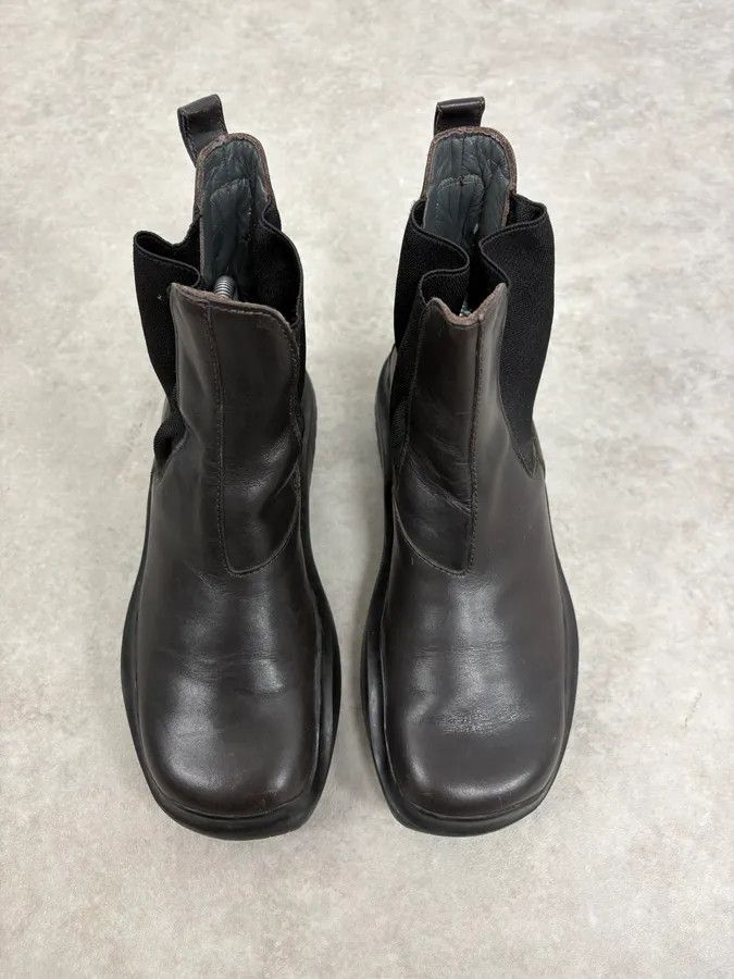 Prada FW1999 Prada Black Vibram Prenium Leather Boots Size US 6.5 / IT 36.5 - 2 Thumbnail