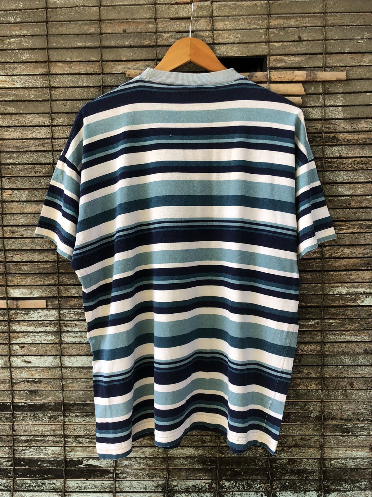 UNIONBAY 🔥Vintage Y2K🔥Boxy Union Bay Stripe Tshirts Size US XL / EU 56 / 4 - 10 Thumbnail
