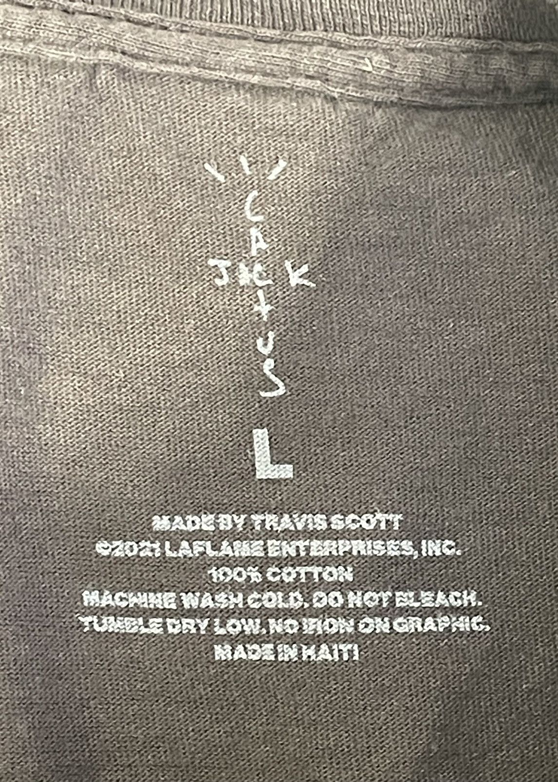 Travis Scott Travis Scott Cactus Jack For Fragment Icons Tee Size US L / EU 52-54 / 3 - 3 Thumbnail