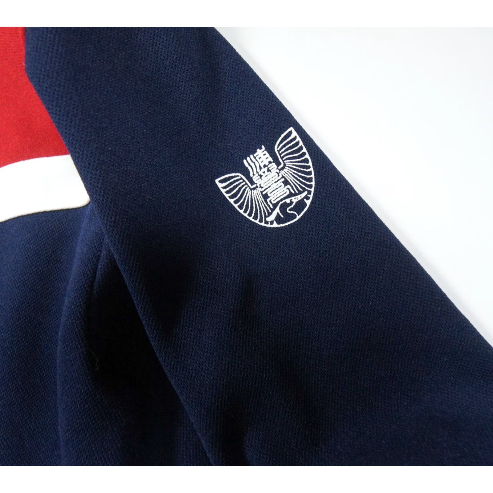 Vintage VINTAGE Descente Track Jacket Mens Large Full Zip Blue 90s Japanese School Uniform Size US L / EU 52-54 / 3 - 5 Thumbnail