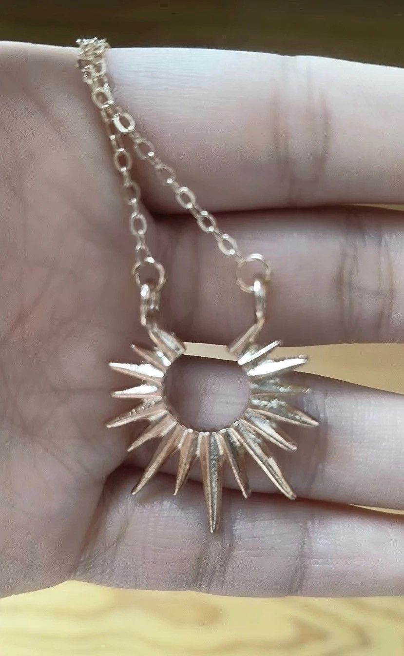 Other Minimalist Sun Pendant Necklace – Vintage-Inspired Size ONE SIZE - 4 Thumbnail