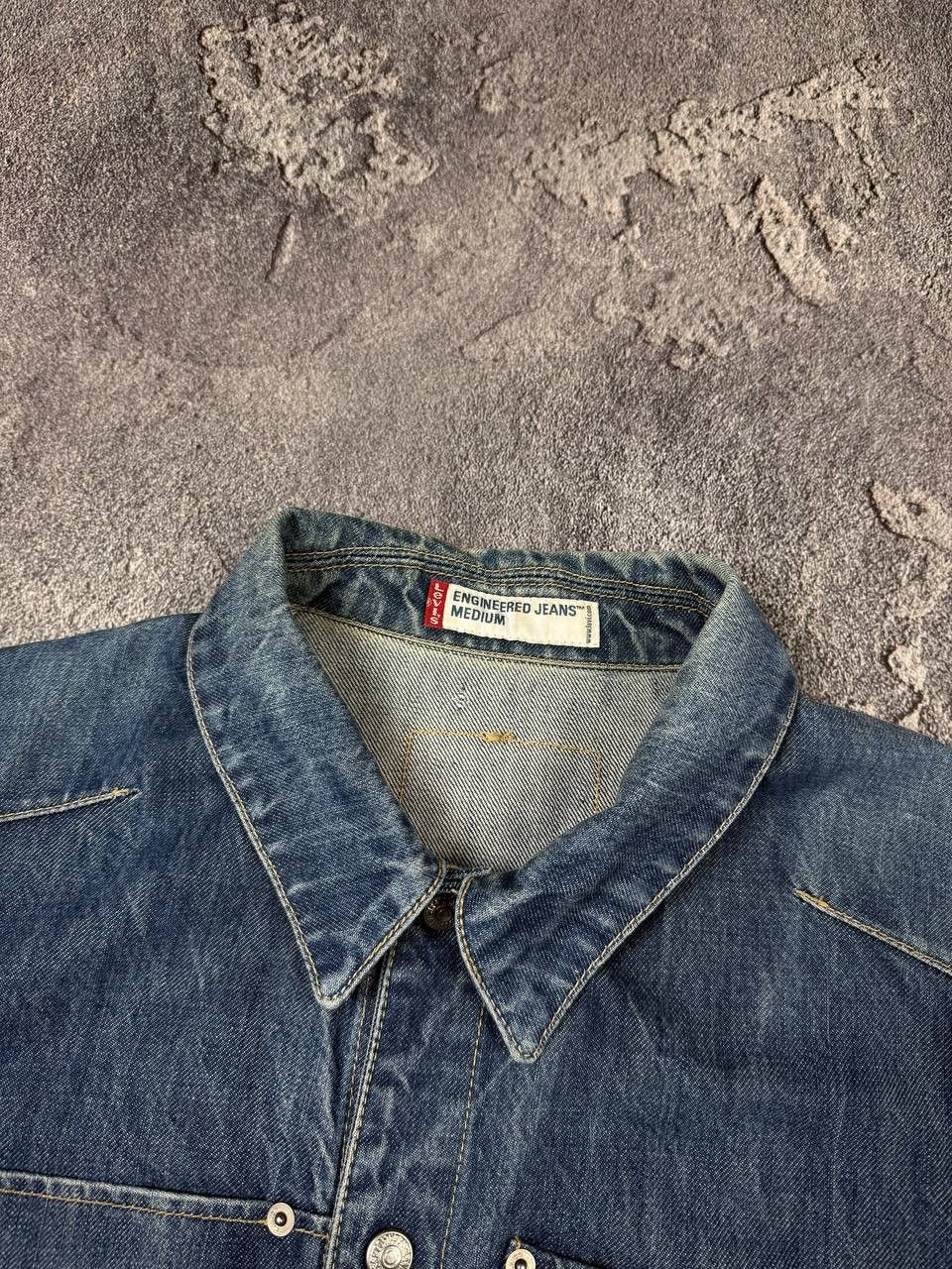 Levi's Vintage Clothing Vintage 2000s Levi's Engineered Blue Denim Jacket Jeans LEJ Size US M / EU 48-50 / 2 - 4 Thumbnail