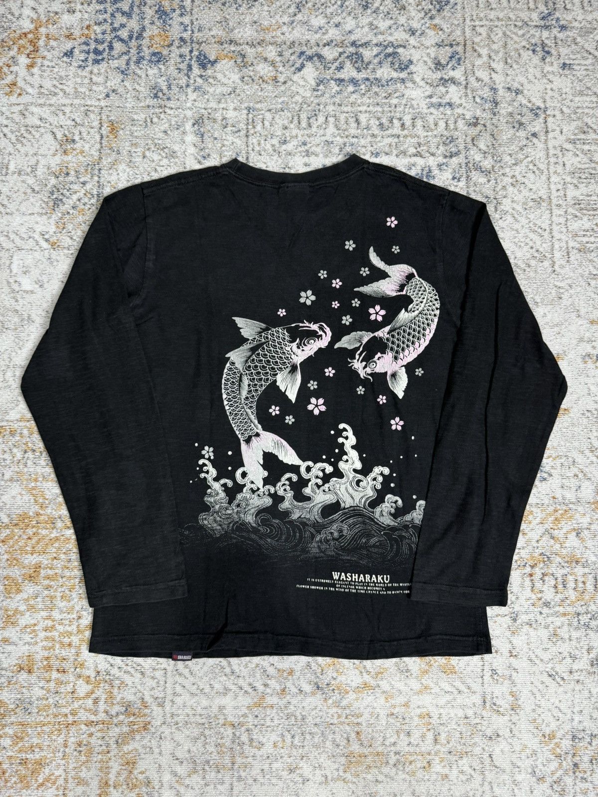 Japanese Brand Washaraku sukajan long sleeve Size US M / EU 48-50 / 2 - 1 Thumbnail