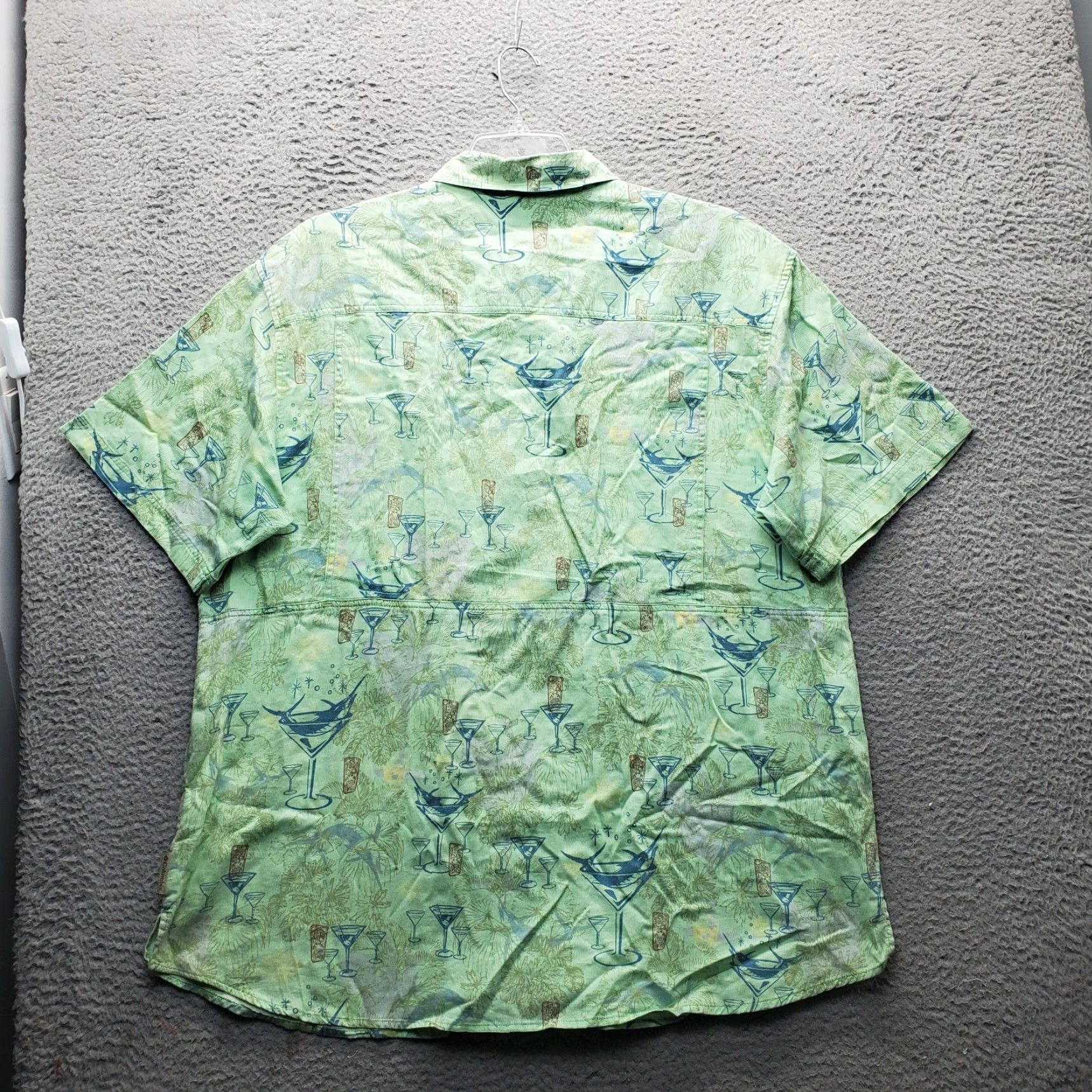 Vintage Columbia River Lodge Fishing Shirt Mens XXL Multi Short Sleeve Button Up AOP Size US XXL / EU 58 / 5 - 2 Thumbnail