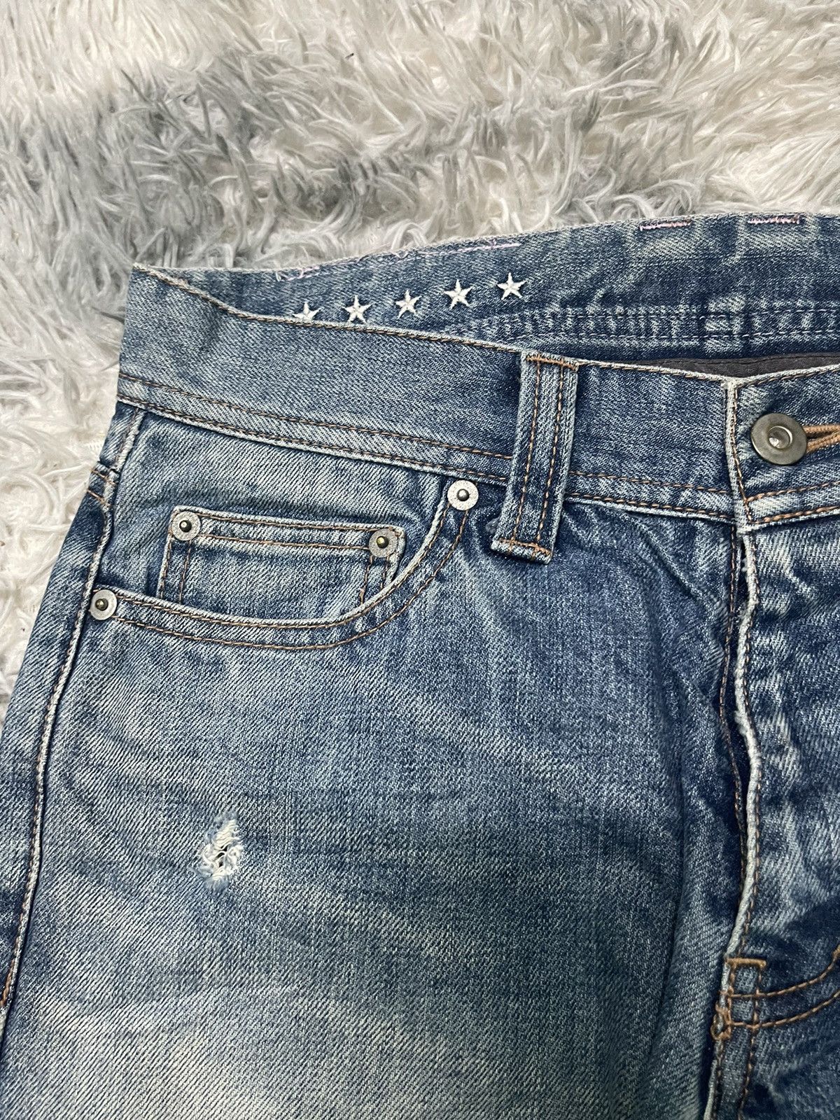 Japanese Brand 2000s HYSTERIC GLAMOUR INSPIRED BRAND SOY DISTRESSED DESIGN Size US 29 - 8 Thumbnail