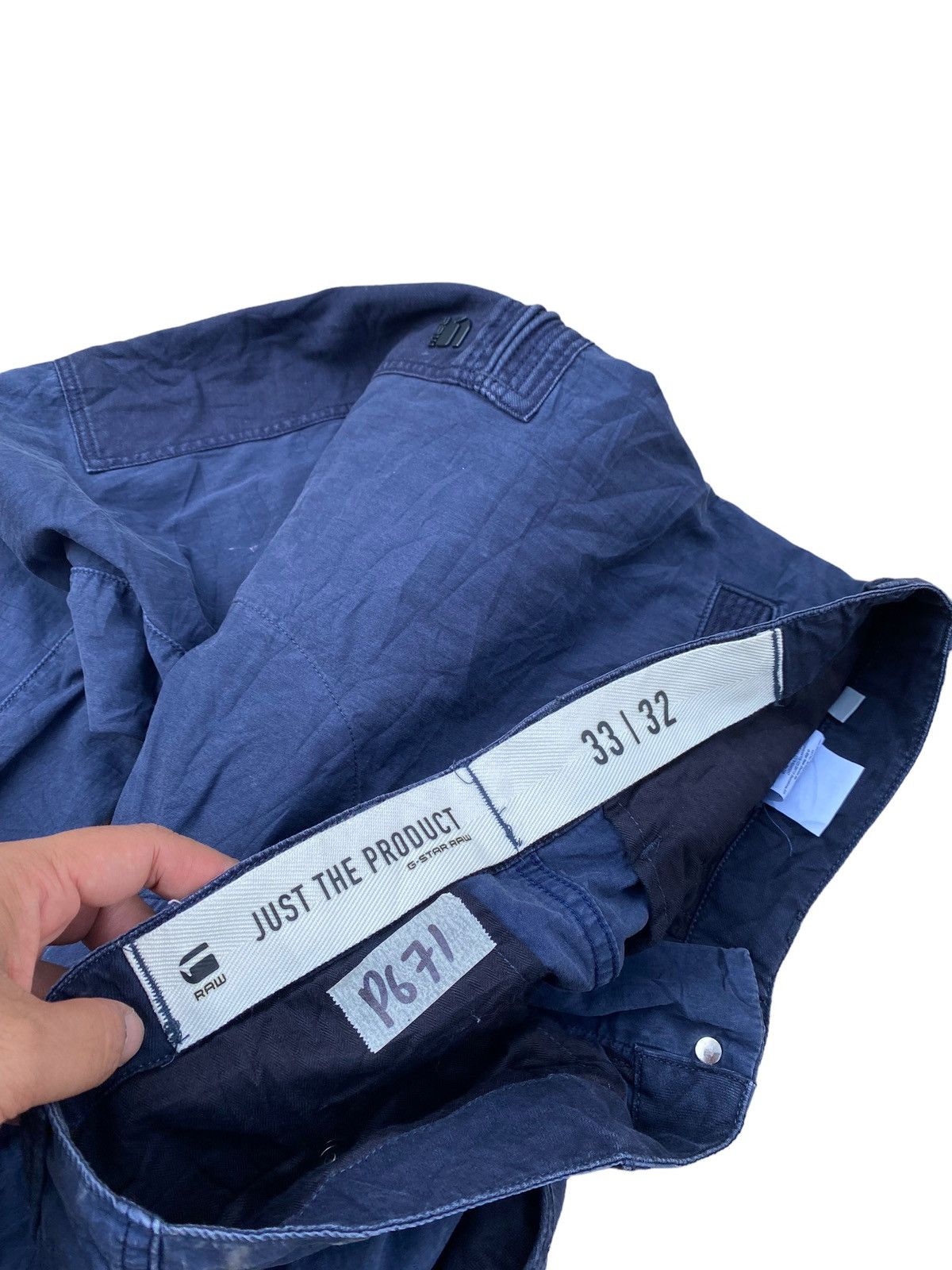 G-Star G Star Raw Powel Pm 3D Tapered Cuffed Pant Size US 33 - 6 Thumbnail