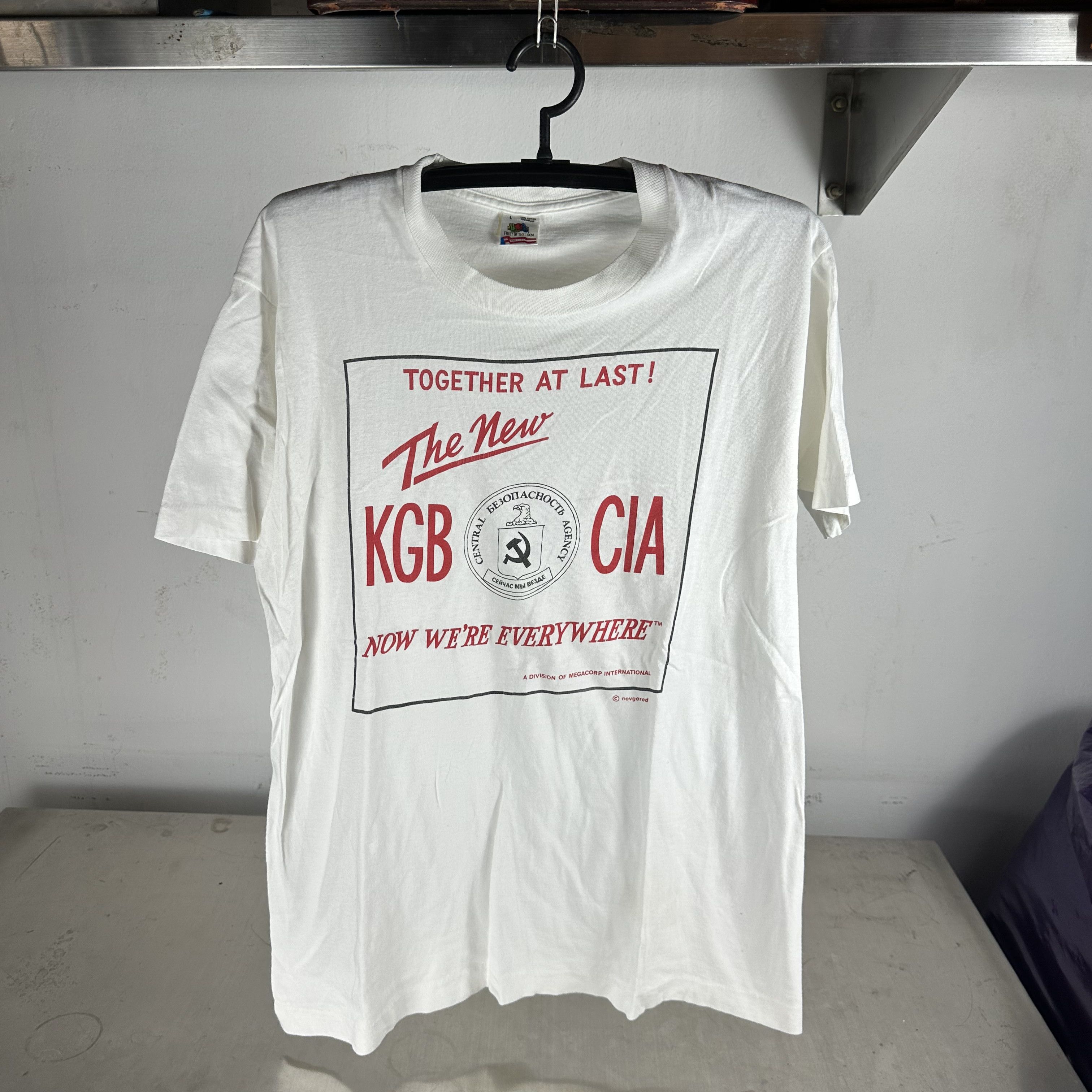 90s KGB CIA Together At Last! Russia Ukraine USA T-shirt