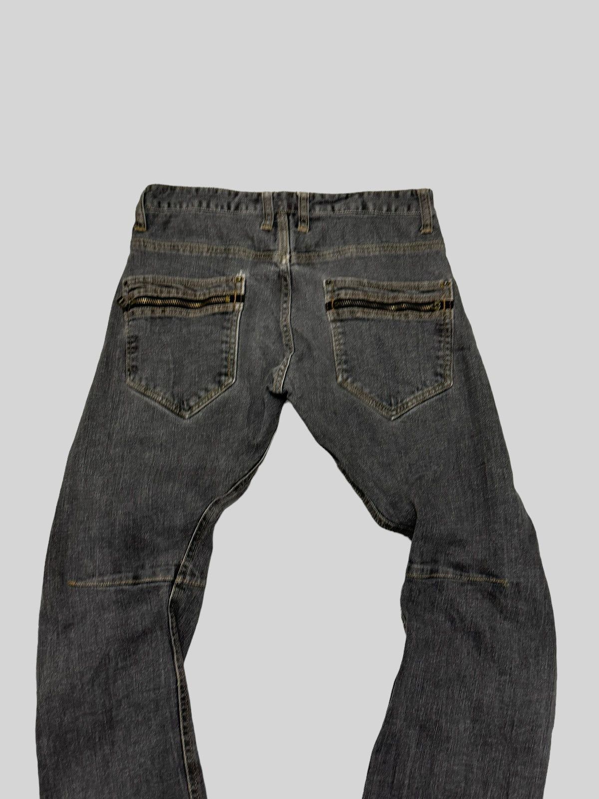 If Six Was Nine × Japanese Brand DOMINATE HANDCRAFTED ZIPPER J-CURVE JEANS Size US 29 - 10 Thumbnail