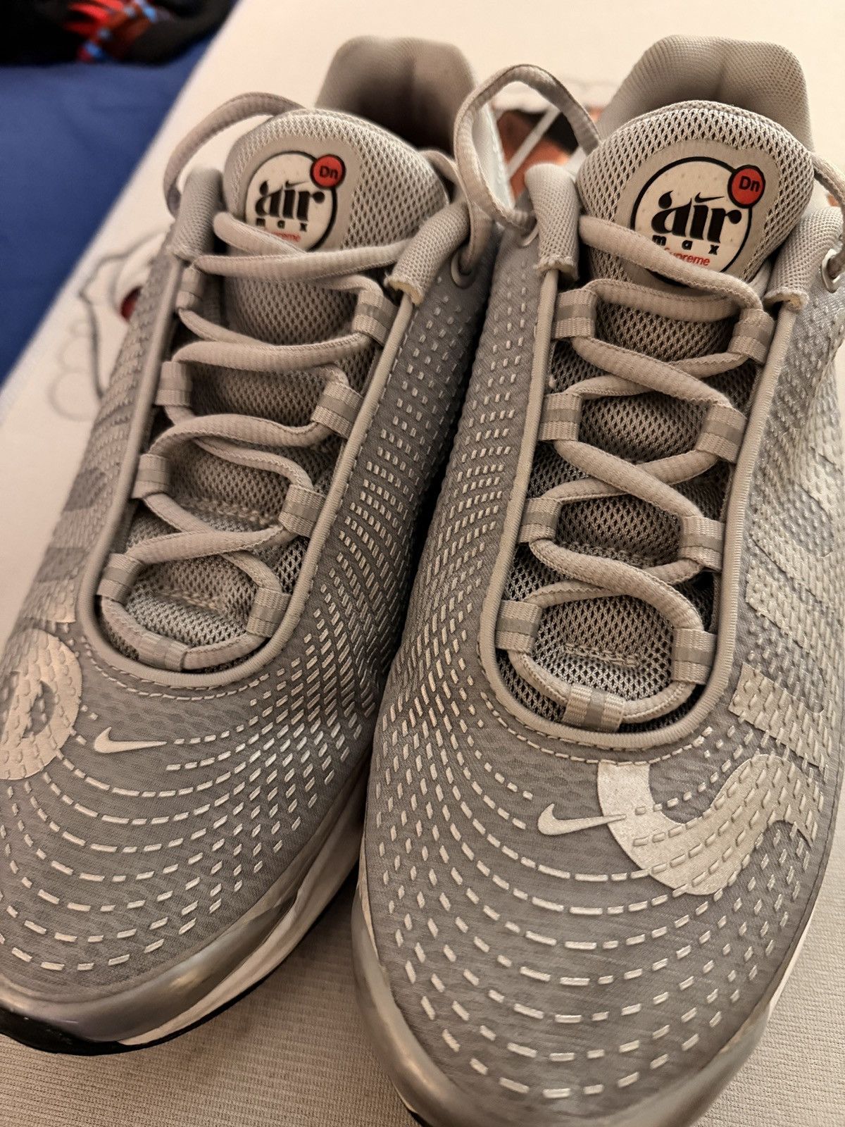 Nike × Supreme GOAT Nike x Supreme- Air Max Silver Bullet F&F- 9.5M Size US 9.5 / EU 42-43 - 2 Thumbnail