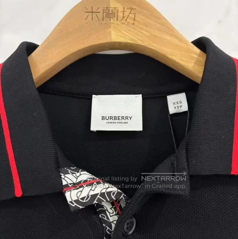 Burberry Burberry Short Sleeve Black Polo Shirt. Size US XXS / EU 40 - 3 Thumbnail