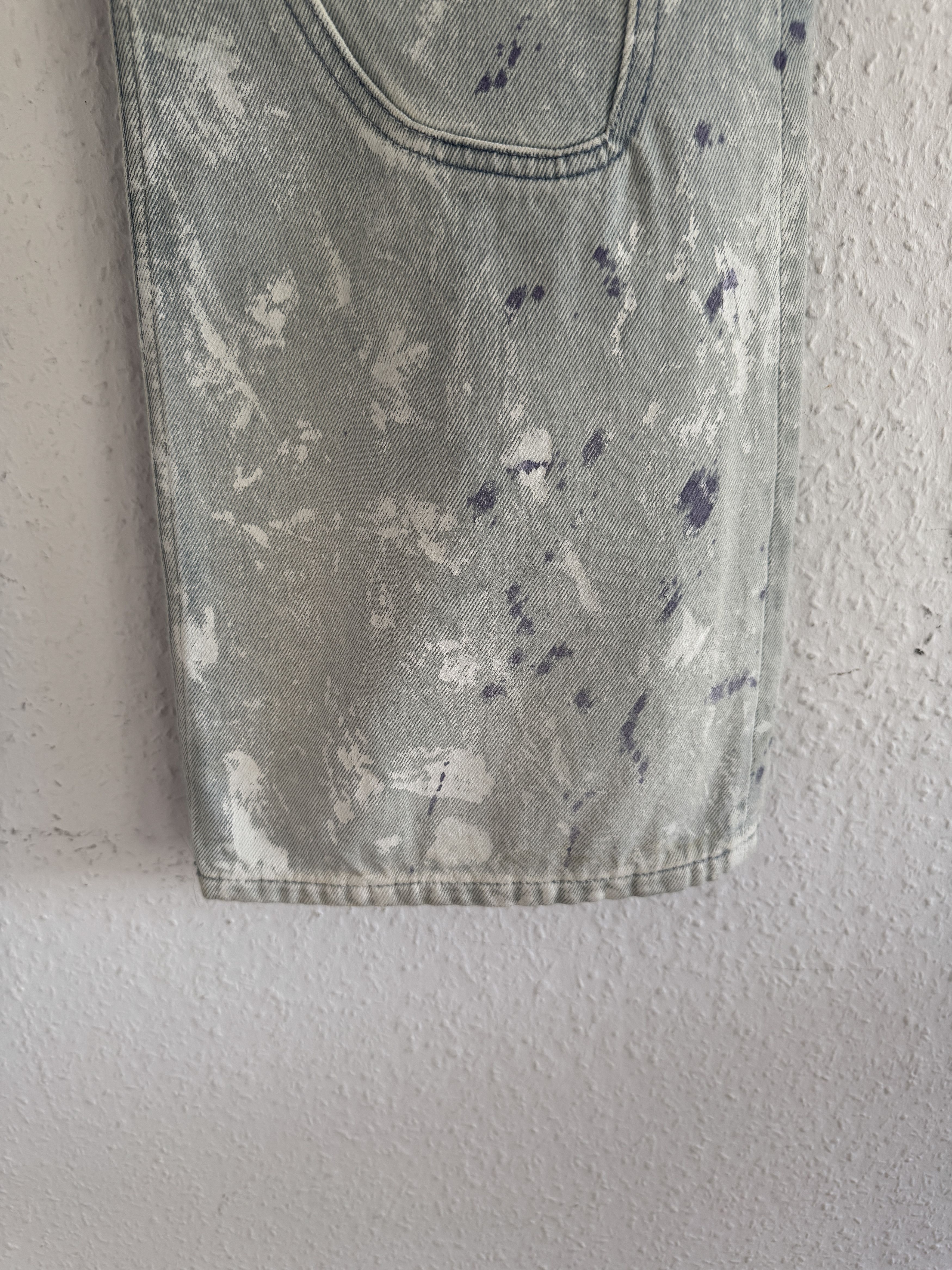 Off-White Paint-Splattered Degrade Denim Jeans Size US 34 / EU 50 - 3 Thumbnail