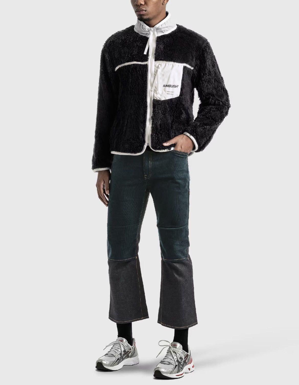 Ambush Design Ambush New Fleece Jacket Black Off-White Made in Japan Size US L / EU 52-54 / 3 - 4 Thumbnail