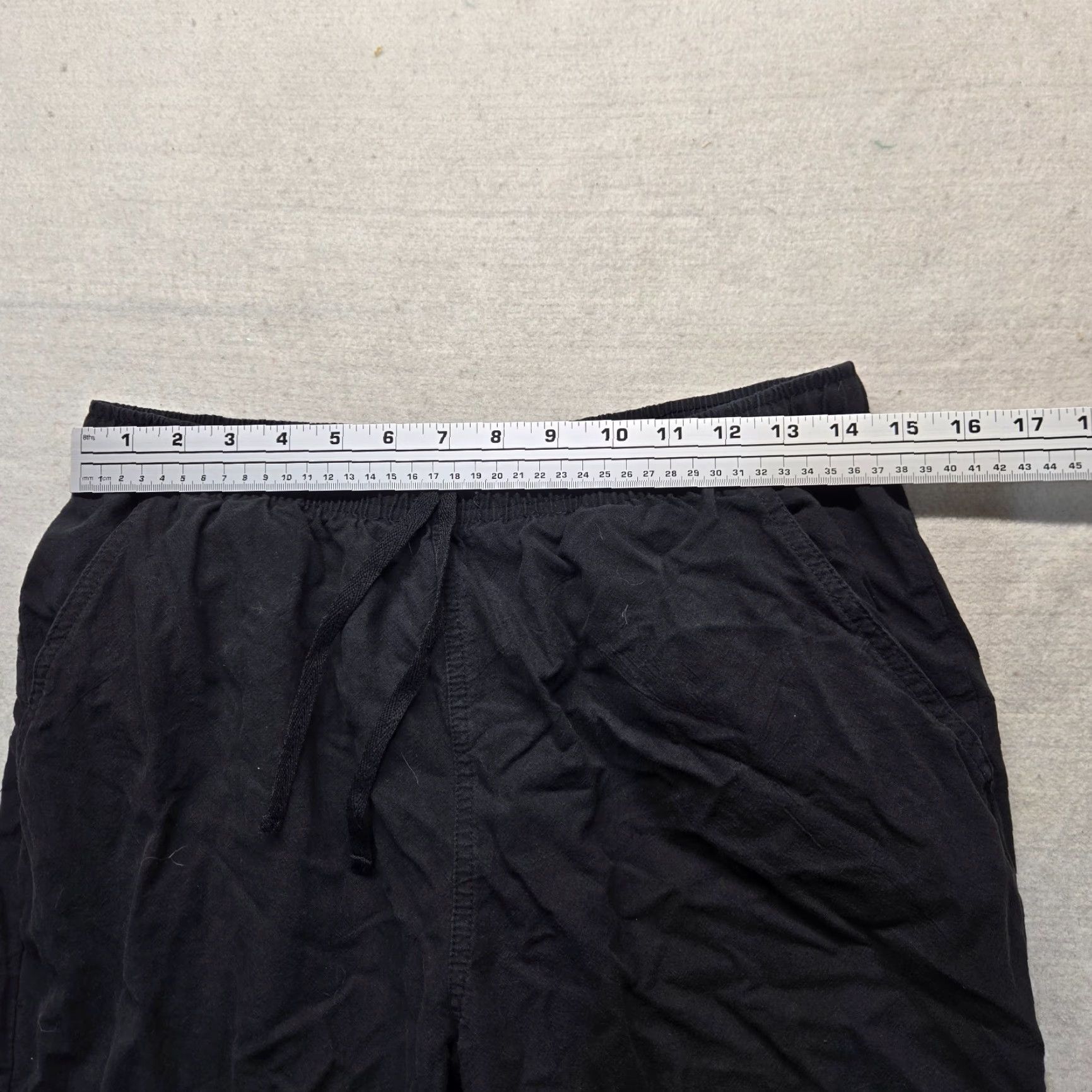 Vintage Kim Rogers Pants Casual Women M Black Straight Adult Medium Size 32" / US 10 / IT 46 - 4 Thumbnail