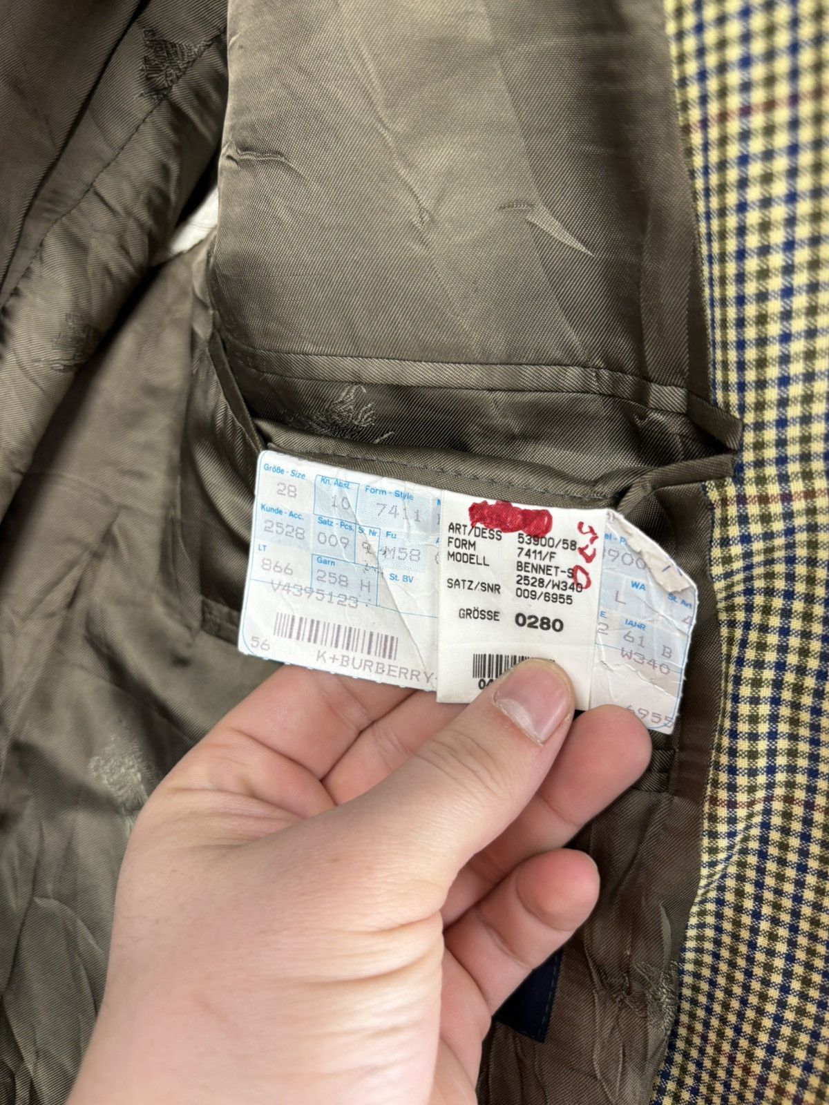 Burberry × Vintage Burberry Vintage Casual Blazer jacket size L Size US L / EU 52-54 / 3 - 7 Thumbnail