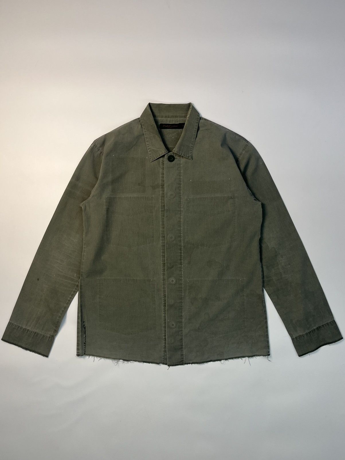 Undercover Undercover SS03 “SCAB” GIZ Motif Washed Shirt Size US M / EU 48-50 / 2 - 4 Thumbnail