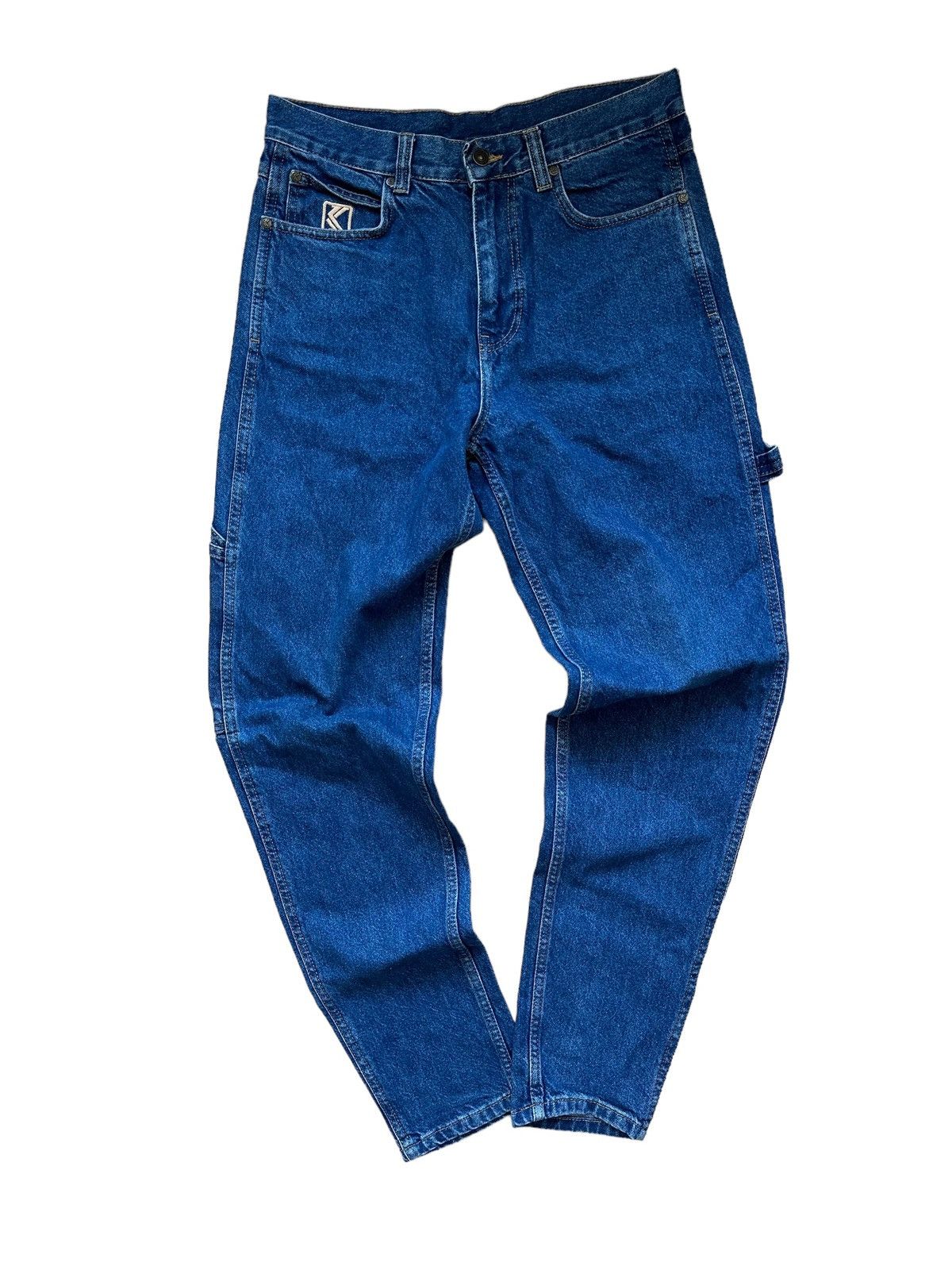 Karl Kani × Rap Tees Karl Kani Carpenter Cargo Denim Jeans Vintage Y2K Style Size US 32 / EU 48 - 2 Thumbnail