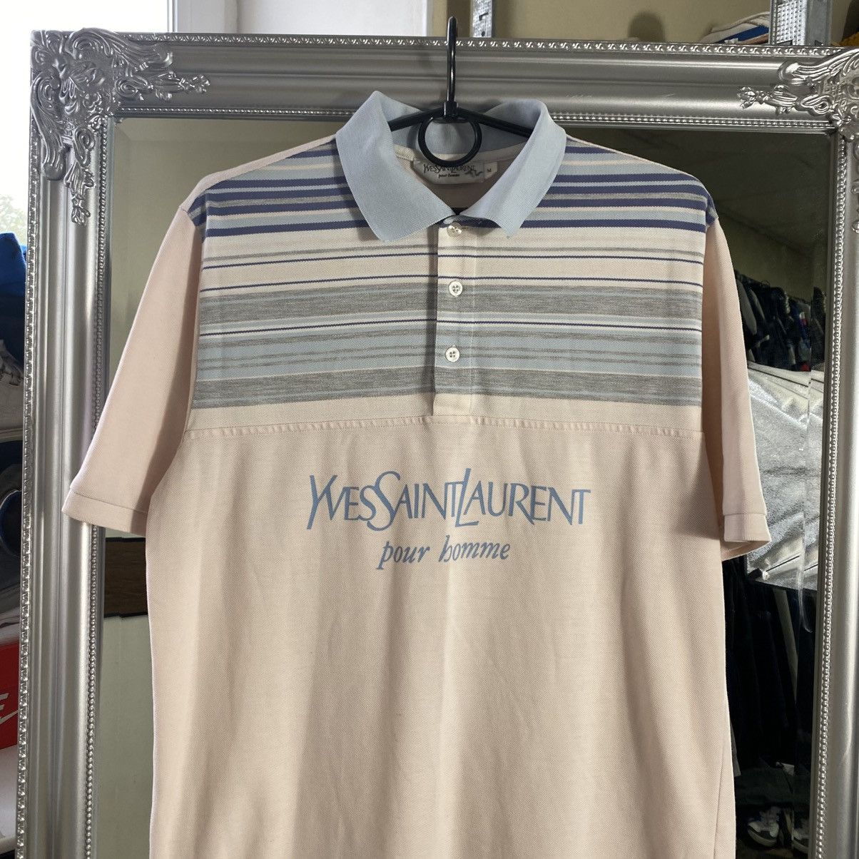 Yves Saint Laurent Vintage Yves Saint Laurent Polo Size US M / EU 48-50 / 2 - 2 Thumbnail