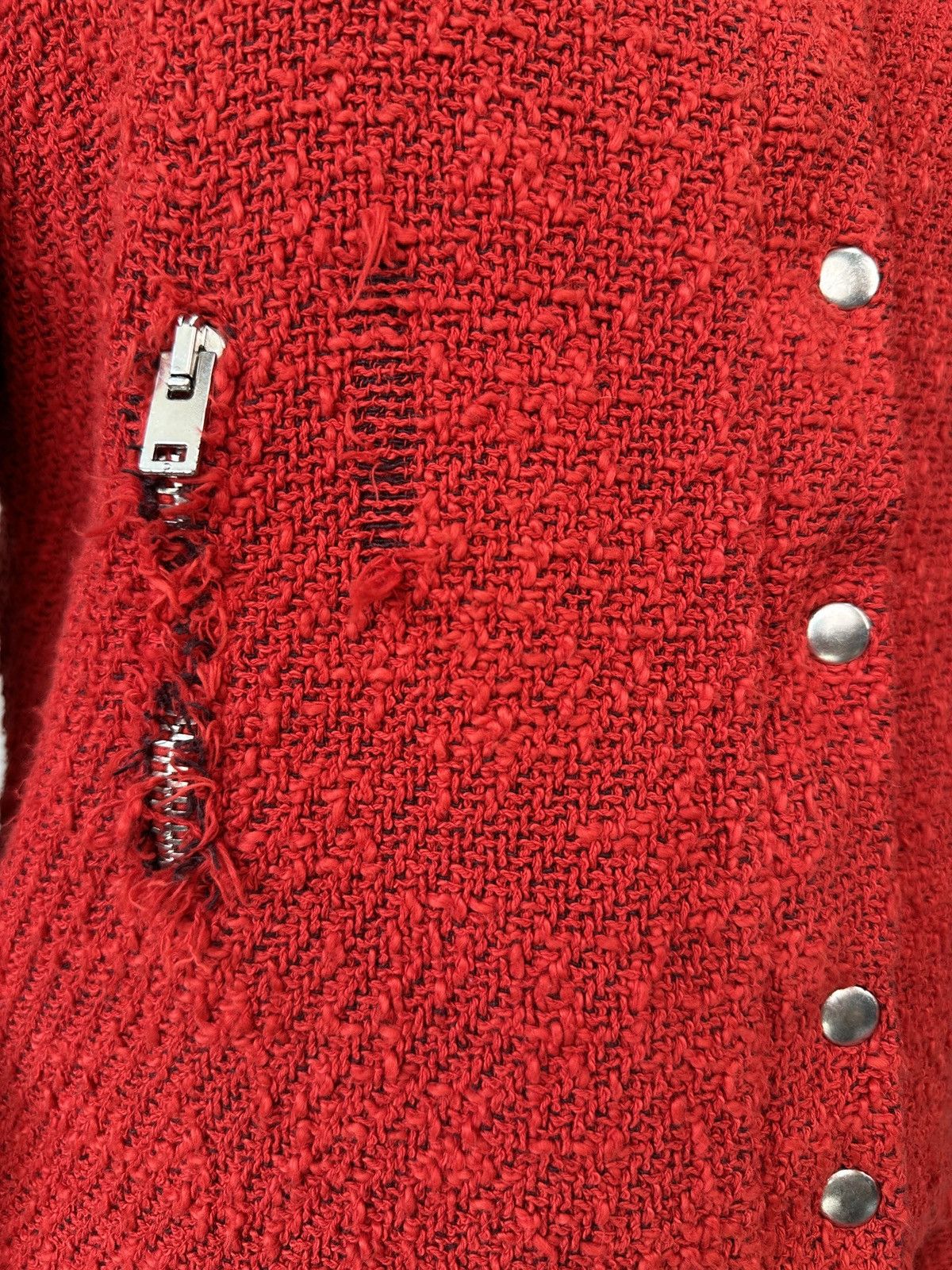 Iro IRO Agnette Tweed Jacket Red size 3 Size XS / US 0-2 / IT 36-38 - 14 Thumbnail