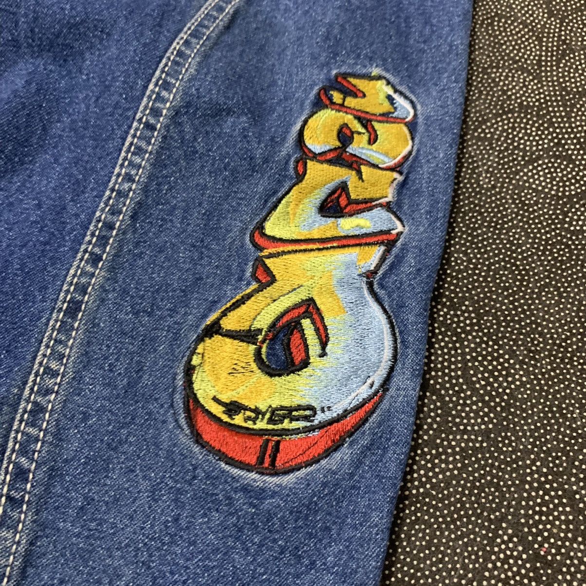 JNCO JNCO Dryer Jeans Long Pants Art Embroidered Size US 30 / EU 46 - 12 Thumbnail