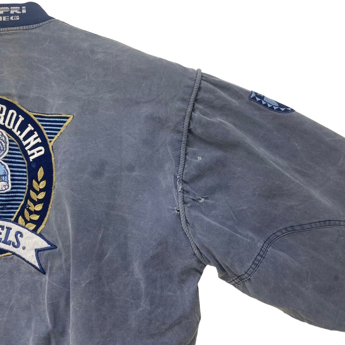 Nutmeg Vtg Nutmeg Mills University North Caronila Bomber Jacket Size US L / EU 52-54 / 3 - 14 Thumbnail