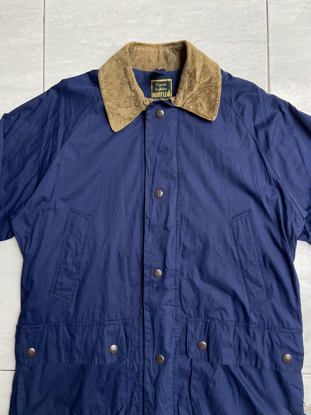Sugar Cane × Toyo Enterprises HENRY LEAR Blue Chore Jacket Size US XL / EU 56 / 4 - 8 Thumbnail