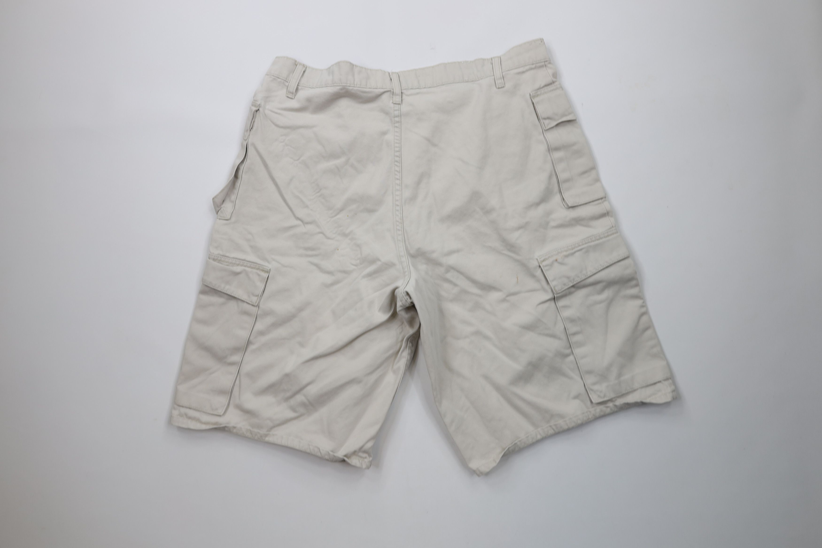 Levi's × Vintage Vintage 90s Levis SilverTab Loose Big Pocket Cargo Shorts Size US 36 / EU 52 - 8 Thumbnail