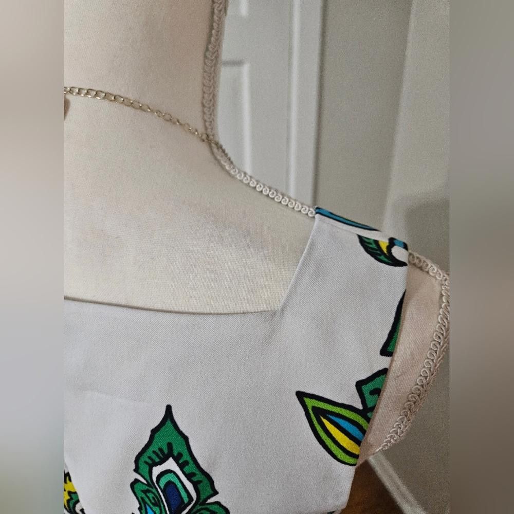 Designer Vibrant Geometric Print Sleeveless Dress Size M / US 6-8 / IT 42-44 - 4 Thumbnail