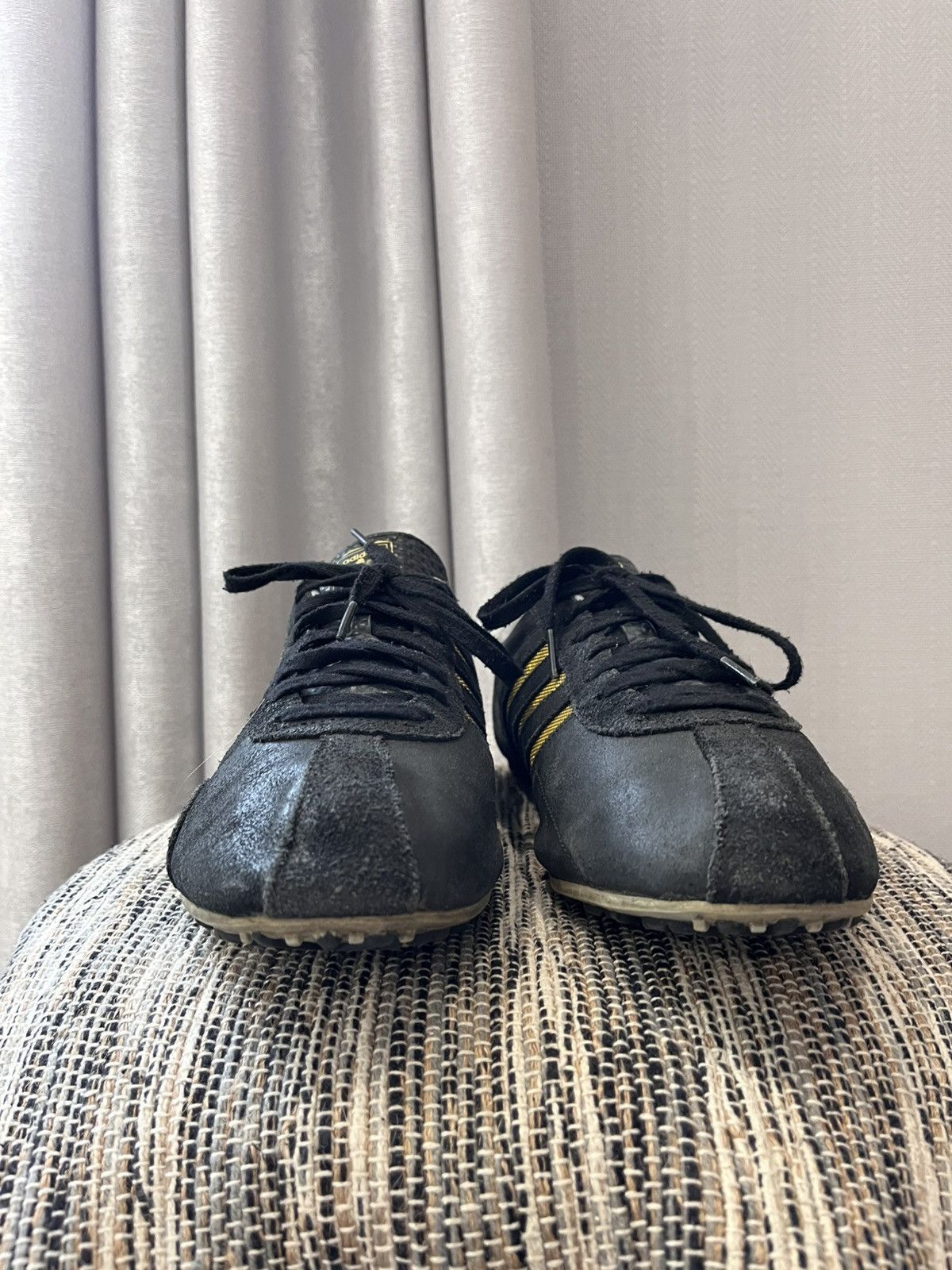 Adidas × Vintage Rare Vintage Adidas Adistar2000 black running track shoes Size US 11 / EU 44 - 3 Thumbnail