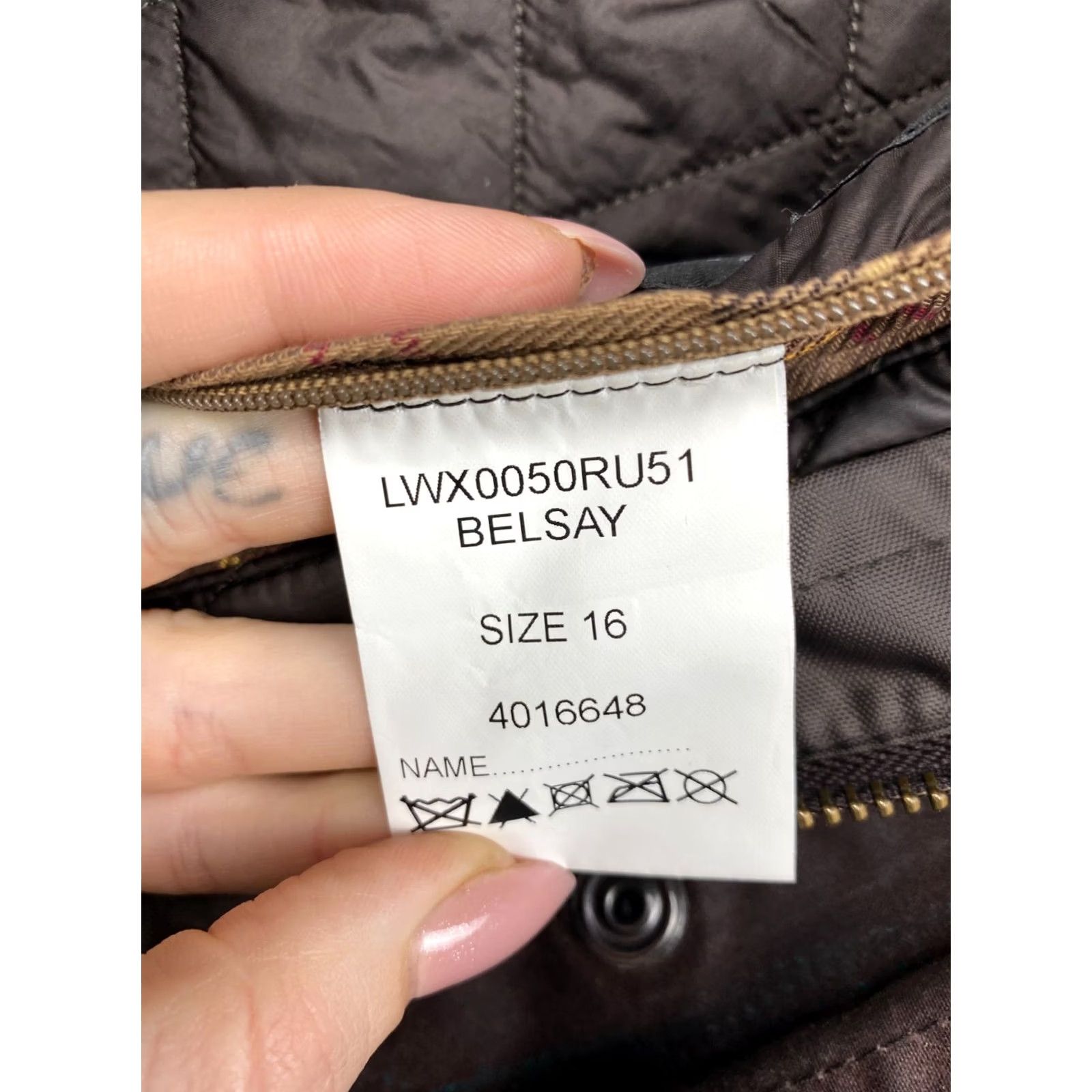 Barbour VINTAGE Barbour Belsay Waxed Jacket Womens XS? Not applicable Size XL / US 12-14 / IT 48-50 - 7 Thumbnail
