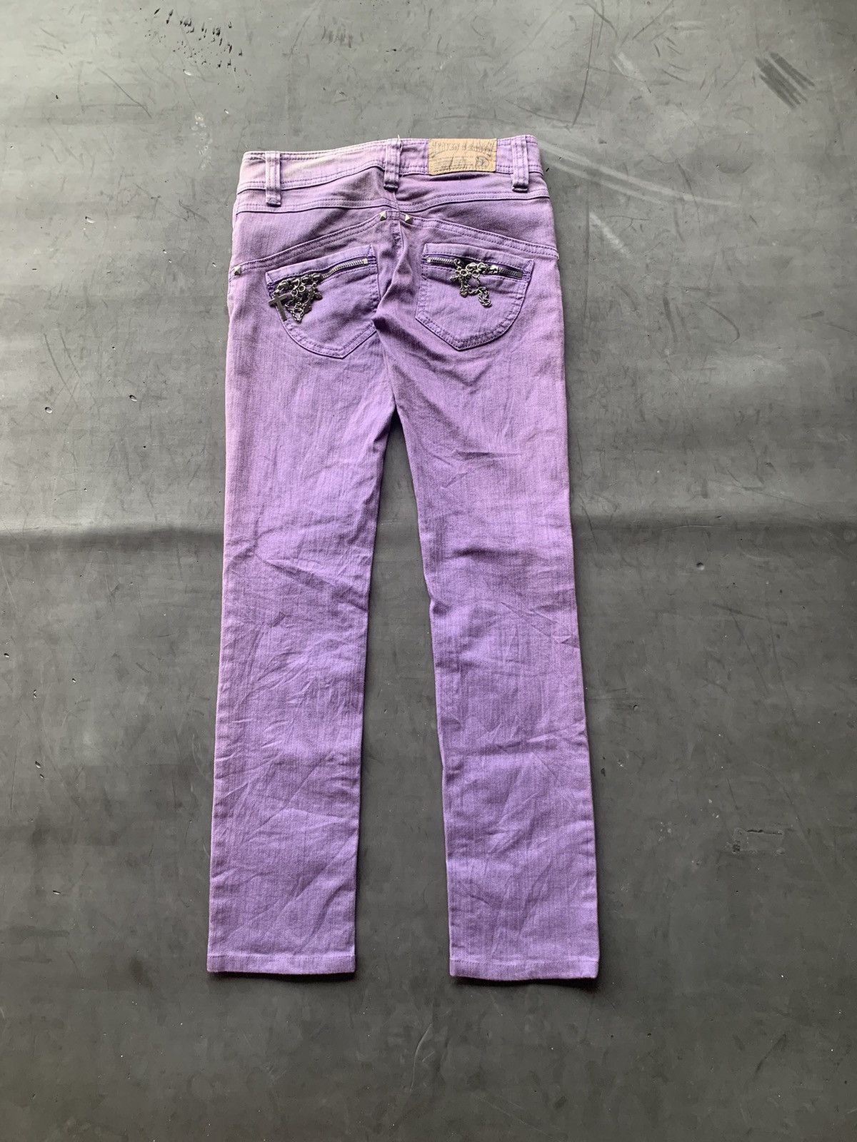 14th Addiction 🖤BLACKFRIDAY🖤Heaven and earth cross chain skinny pants Size 28" / US 6 / IT 42 - 2 Thumbnail