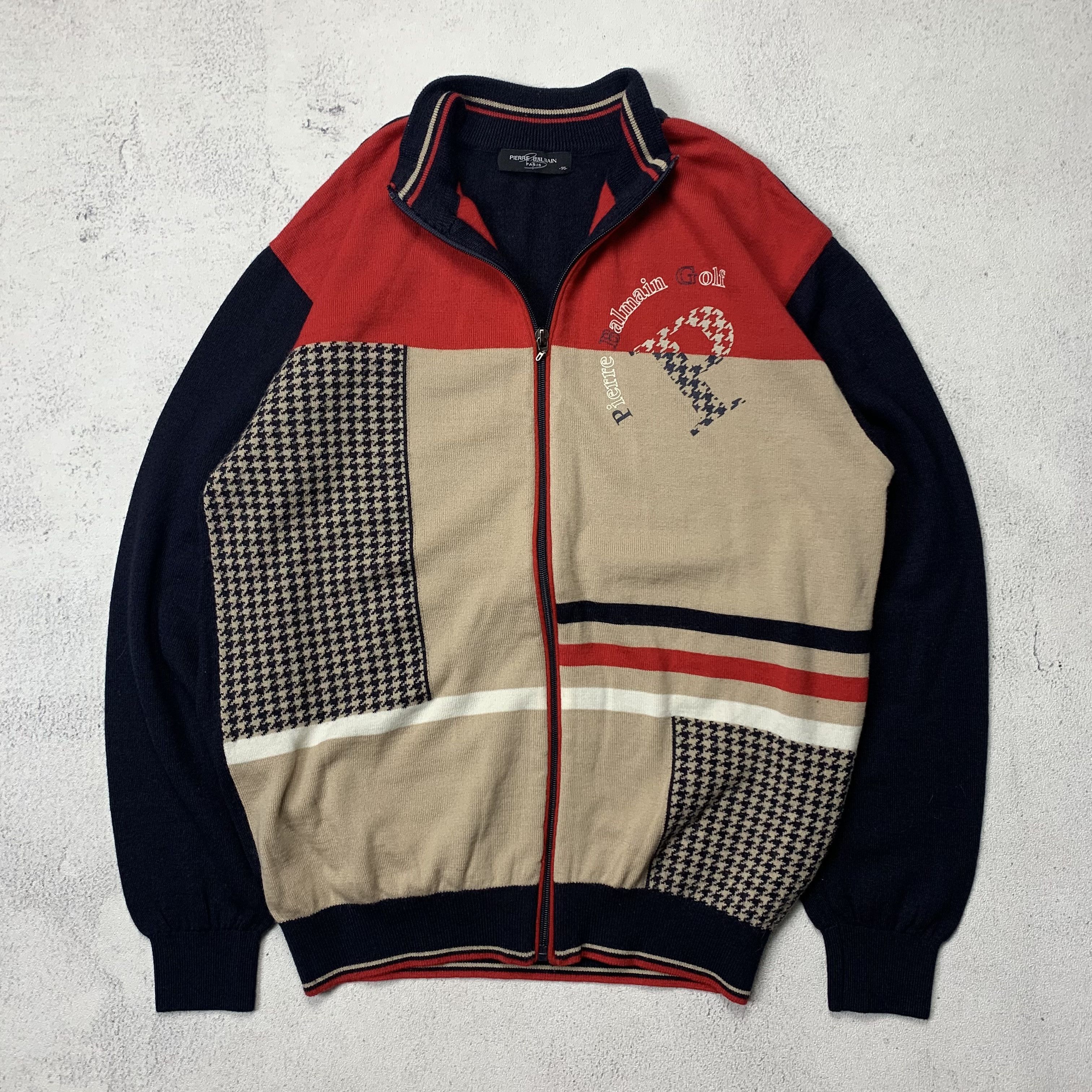 Balmain × Pierre Balmain 90s Pierre Balmain Zip Wool Jacket With