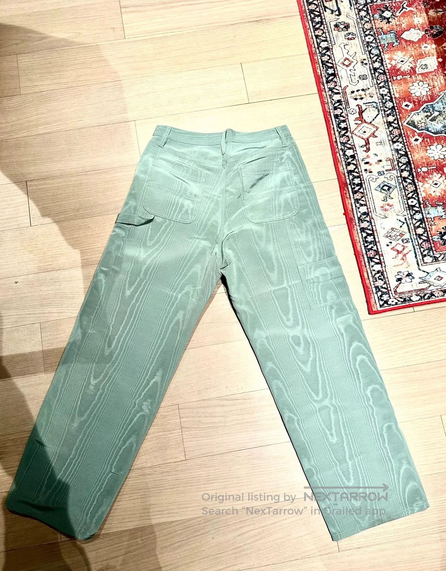 Brain Dead Brain Dead Metallic Nylon Double Knee Cargo Pants. Size US 30 / EU 46 - 2 Thumbnail