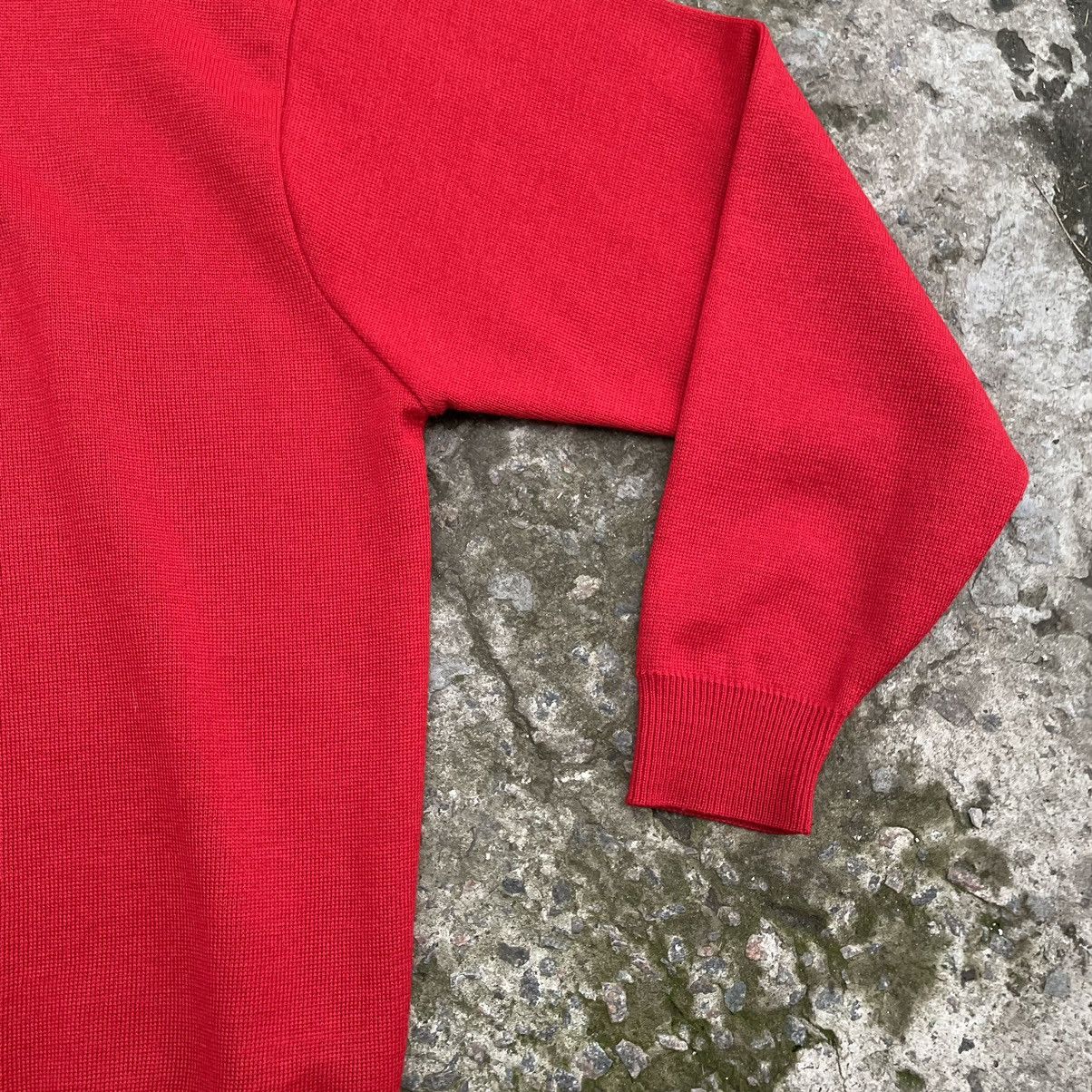 Lacoste × Vintage Vintage Lacoste Sweater Red XL-XXL (8) Streetwear Wool Size US XXL / EU 58 / 5 - 9 Thumbnail
