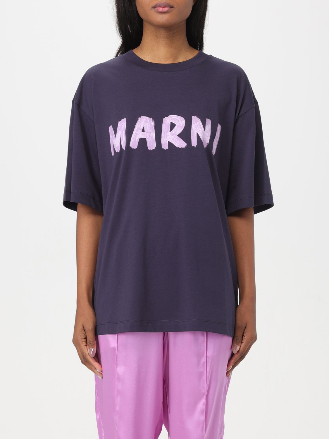 image of Marni T-Shirt Woman Navy, Women's (Size Small)