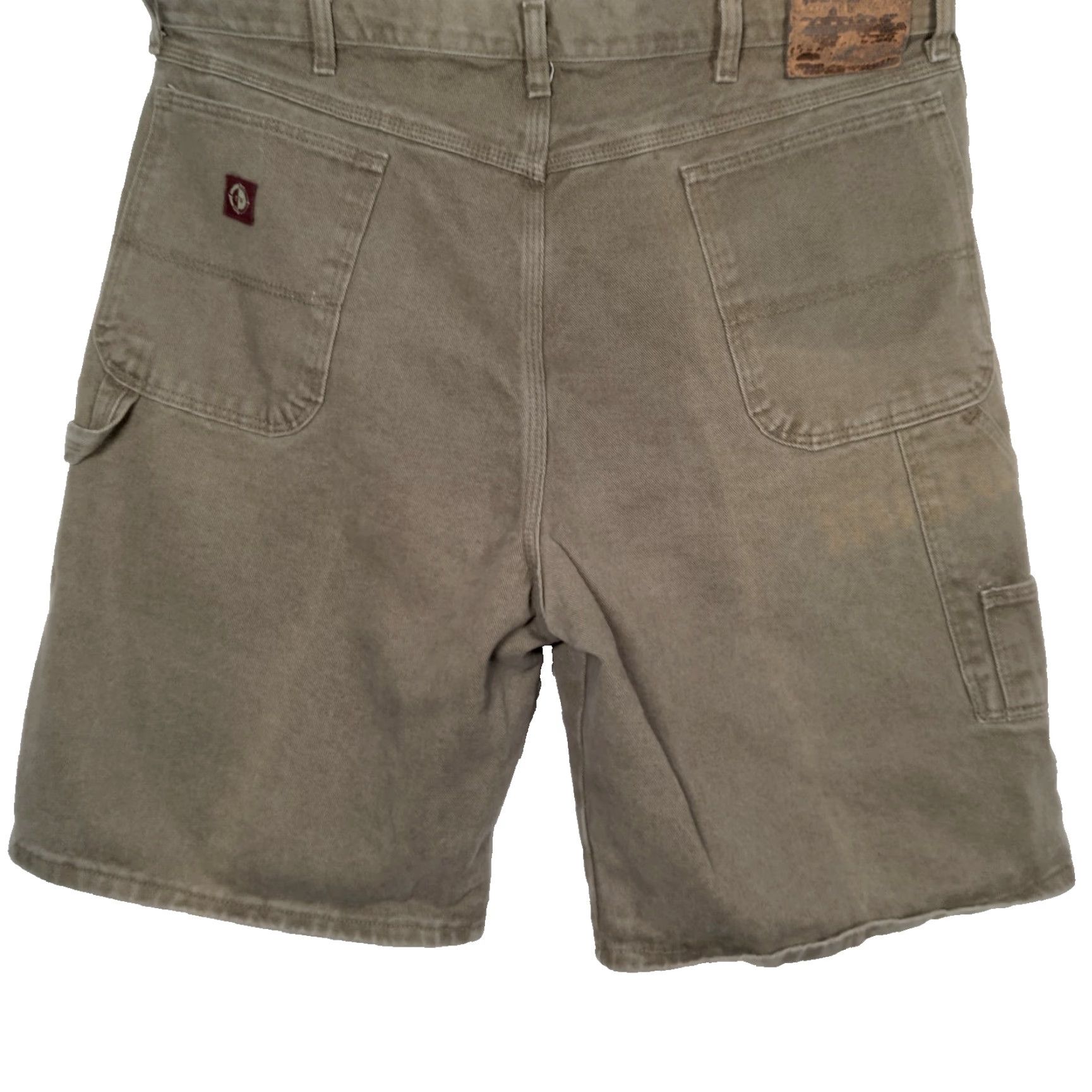 Wrangler VINTAGE Wrangler VF Jeanswear Carpenter Shorts Mens 40 Army Green Denim 5-Pocket Workwear Size US 40 / EU 56 - 2 Thumbnail