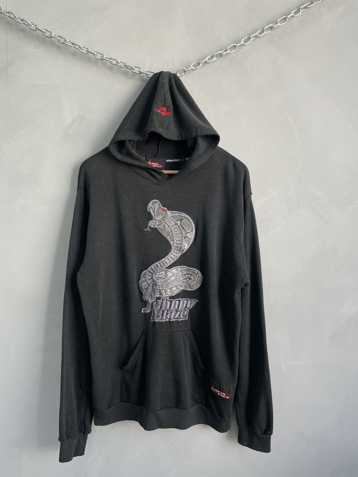 Wu-Tang Clan Rare snake Johny Blaze rap skater hoodie y2k Size US M / EU 48-50 / 2 - 1 Thumbnail