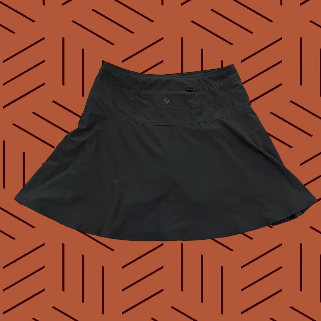 Athleta ATHLETA Skort Womens Size 6 Black Everyday Golf Tennis Lined Pockets Stretch Size ONE SIZE - 1 Thumbnail