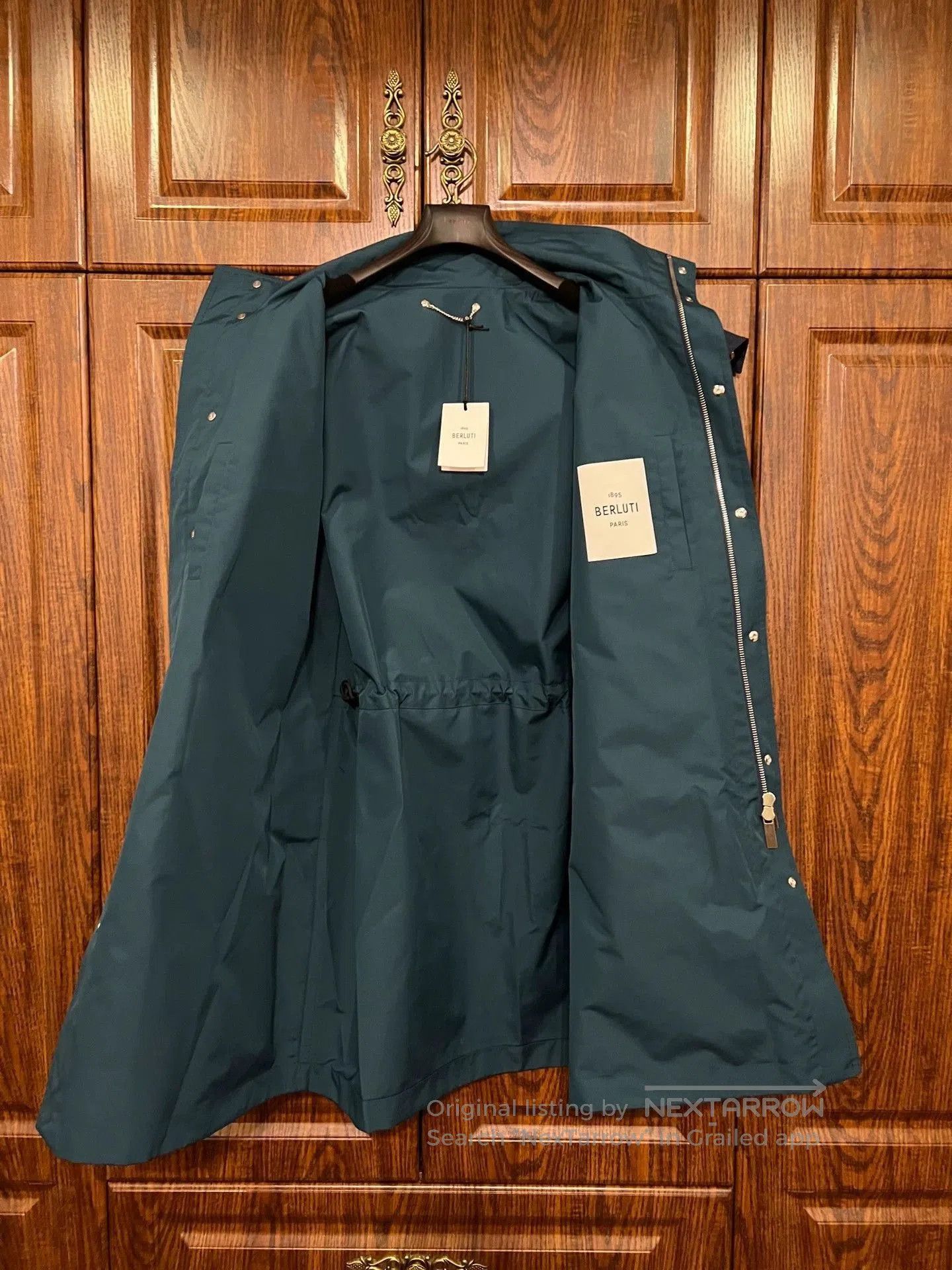 Berluti Multi-Color Long Hooded Coat Size S. Size US S / EU 44-46 / 1 - 3 Thumbnail