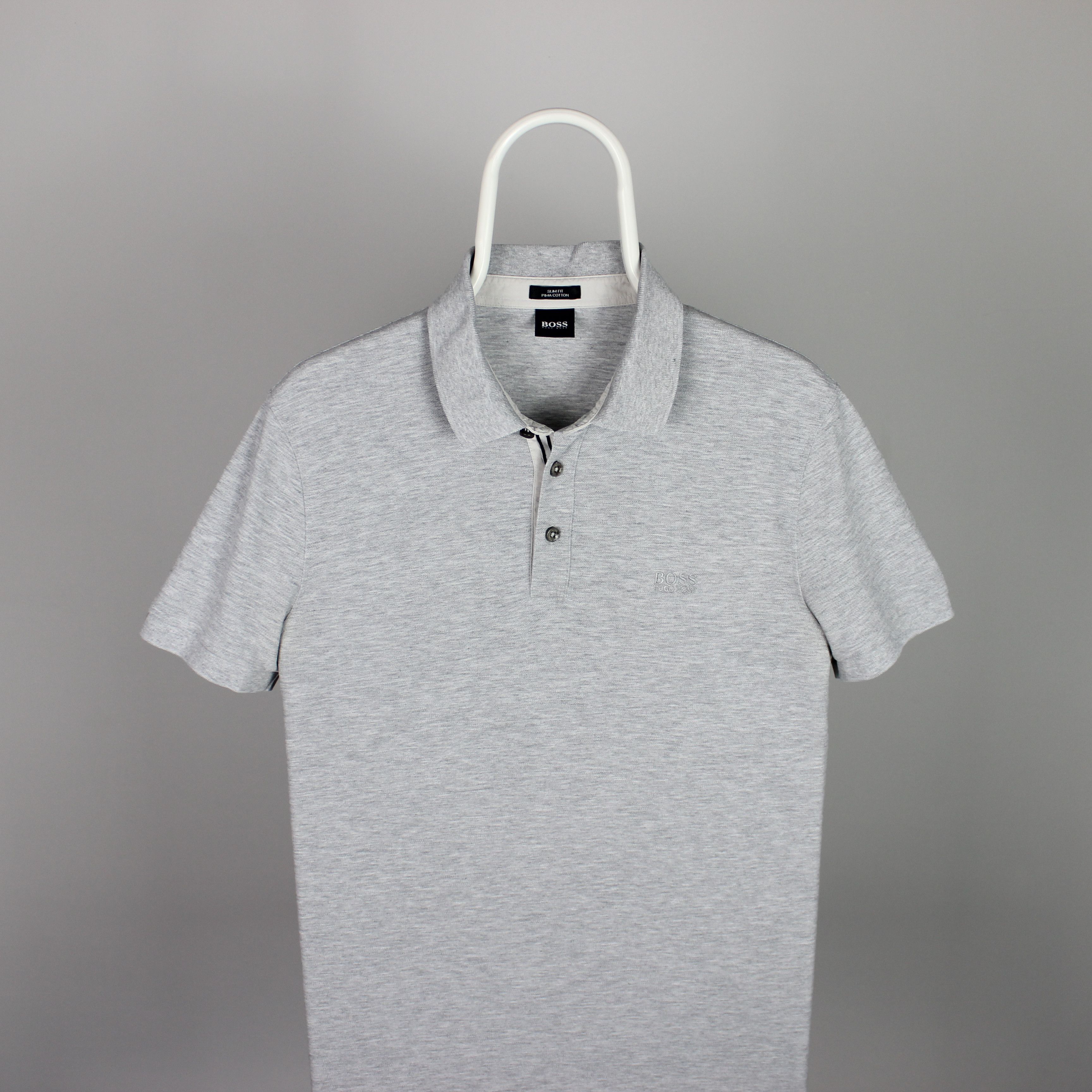 Hugo Boss Hugo Boss polo shirt men cotton gray M L Size US L / EU 52-54 / 3 - 2 Thumbnail
