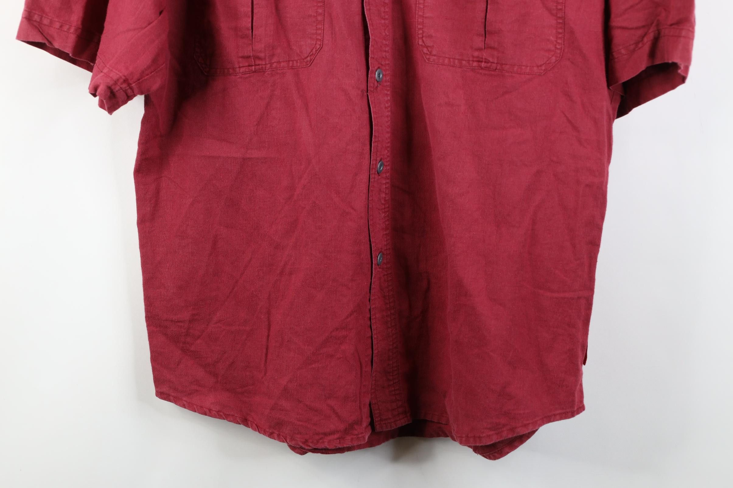 Vintage Vintage 90s Streetwear Stonewash Short Sleeve Button Shirt Size US M / EU 48-50 / 2 - 3 Thumbnail