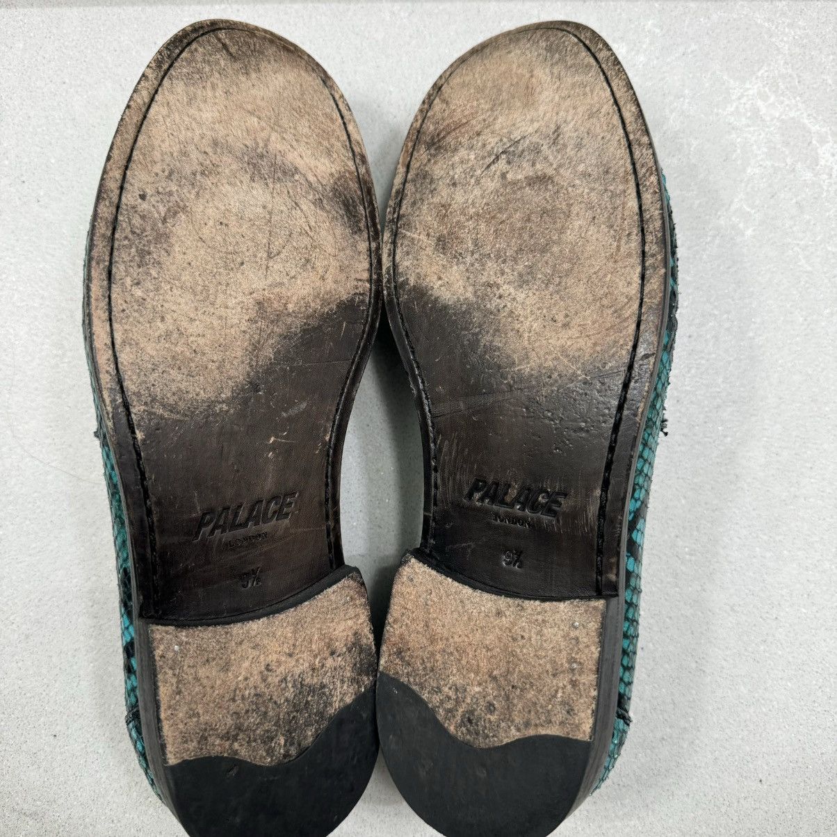 Palace Blue snakeskin palace loafers 2018 Size US 9.5 / EU 42-43 - 5 Thumbnail