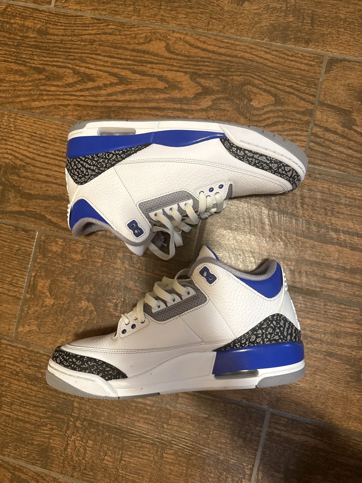 Jordan Brand Air Jordan 3 Blue Racers Size US 9 / EU 42 - 2 Thumbnail