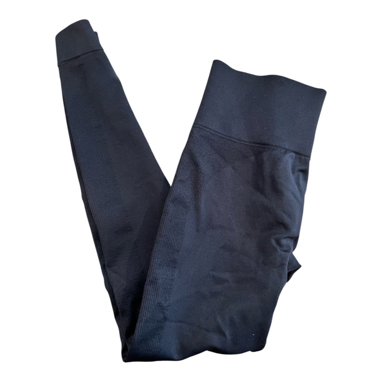 Other SET ACTIVE Black Seamless Leggings – Size M – NWOT Size 24" / US 00 / IT 34 - 3 Thumbnail