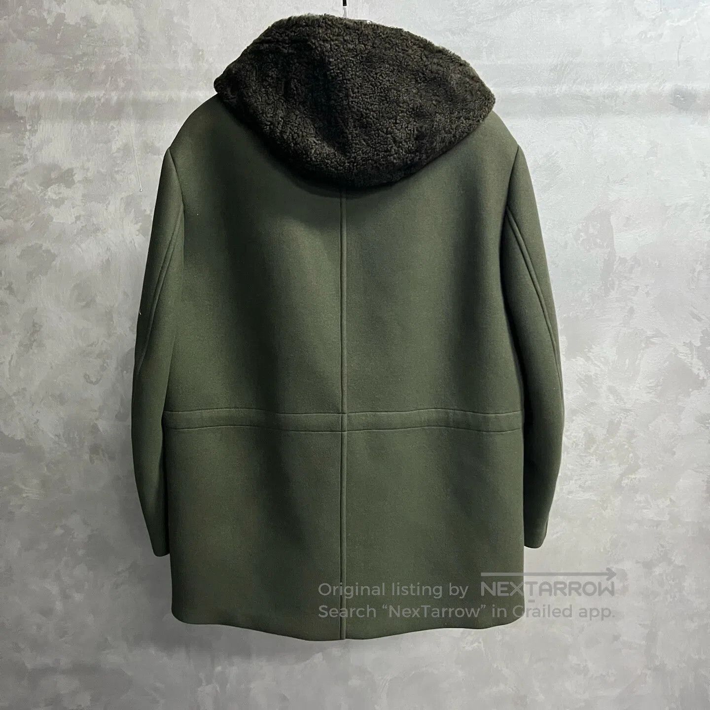 Fendi FENDI Wool collar fur-lined mink hooded jacket coat| Size US M / EU 48-50 / 2 - 3 Thumbnail
