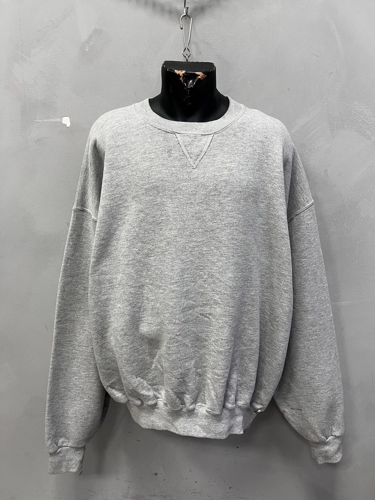 Russell Athletic Vintage 90s y2k Russel athletic blank boxy sweatshirt hoodie Size US XXL / EU 58 / 5 - 1 Thumbnail
