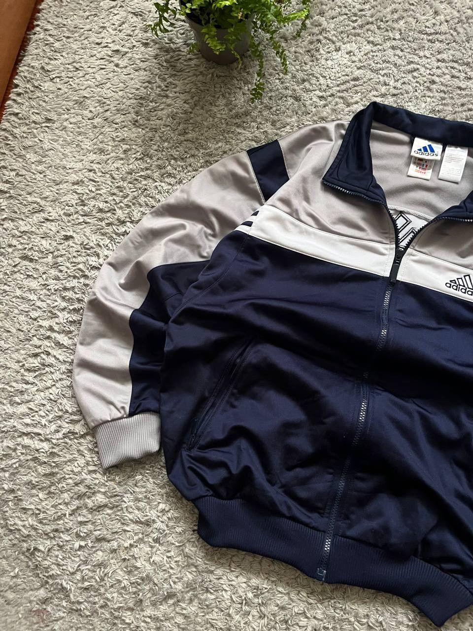 Adidas × Vintage 00s Adidas Zip-Hoodie Vintage Streetwear Big Logo Rare Size US M / EU 48-50 / 2 - 8 Thumbnail