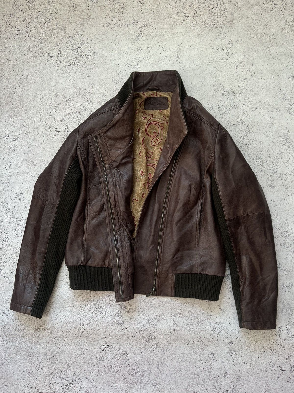 If Six Was Nine Avant Garde Vintage Leather Jacket Junya Watanabe style Size M / US 6-8 / IT 42-44 - 1 Thumbnail