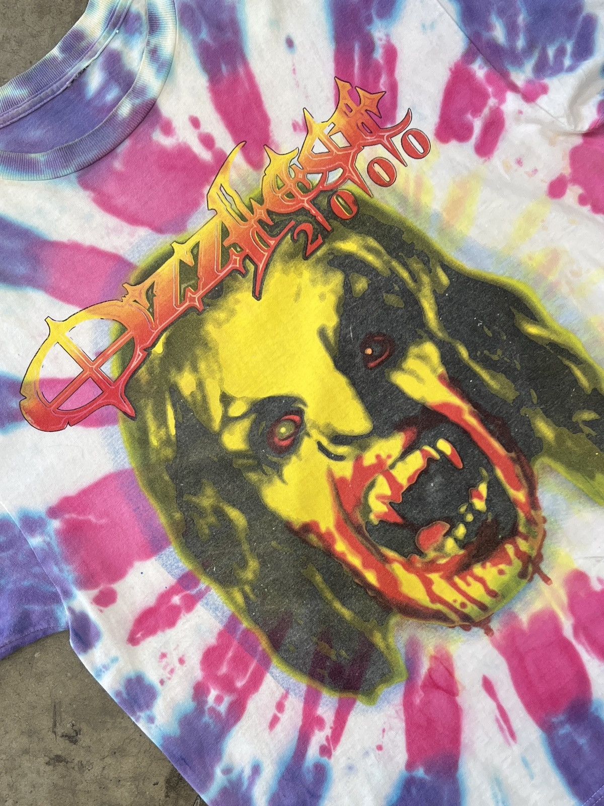 Band Tees Vintage 2000 Ozzfest Ozzy Osbourne Pantera Tie Dye Tee XL Size US XL / EU 56 / 4 - 2 Thumbnail