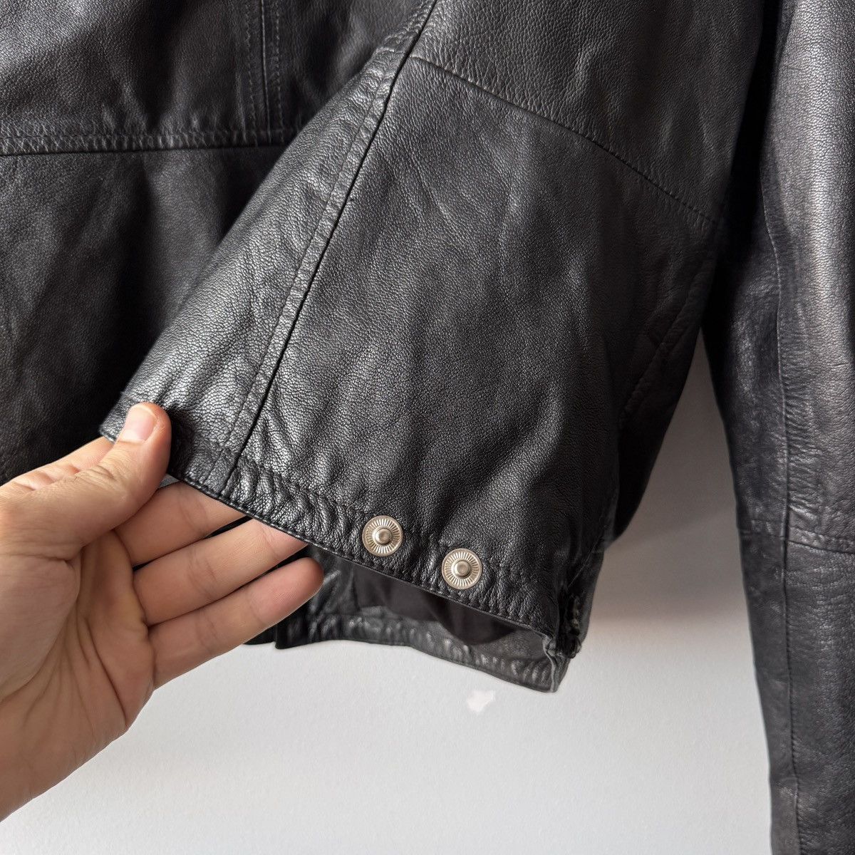 Vintage Violent Dreaming Black Leather Jacket Scandinavian Archive Size US M / EU 48-50 / 2 - 5 Thumbnail